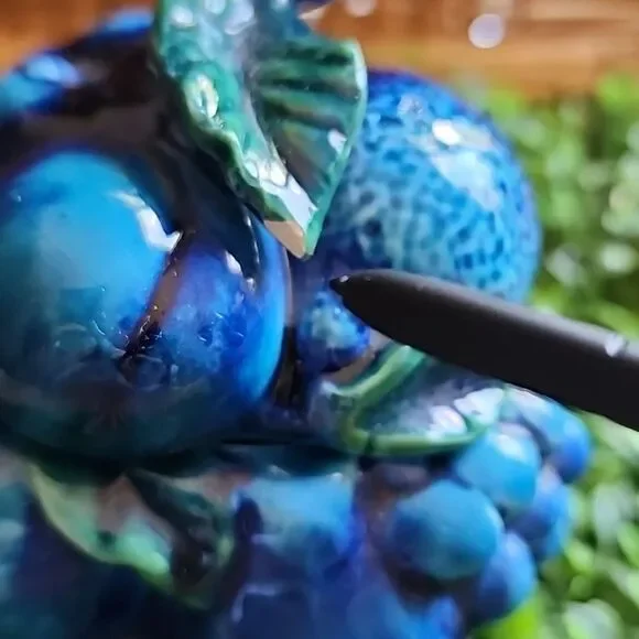 Vintage Inarco Indigo Blue Lidded Preserves Jar - Picture 17 of 17